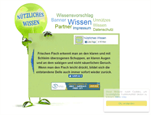 Tablet Screenshot of nuetzliches-wissen.de